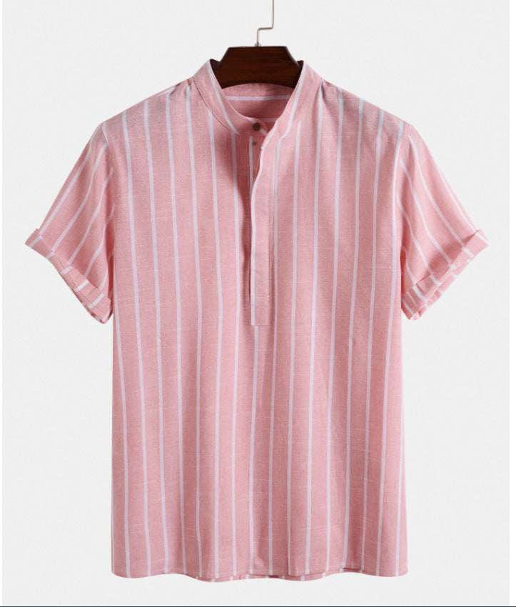 T-shirt Décontracté en Chanvre de Bambou pour Homme – Respirant et Léger