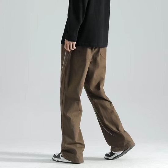 Machine de grande rue pouvant fonctionner Vêtements Pantalons Marque de mode pour hommes Fermeture éclair - Droxev