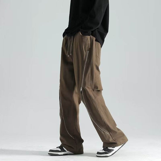 Machine de grande rue pouvant fonctionner Vêtements Pantalons Marque de mode pour hommes Fermeture éclair - Droxev