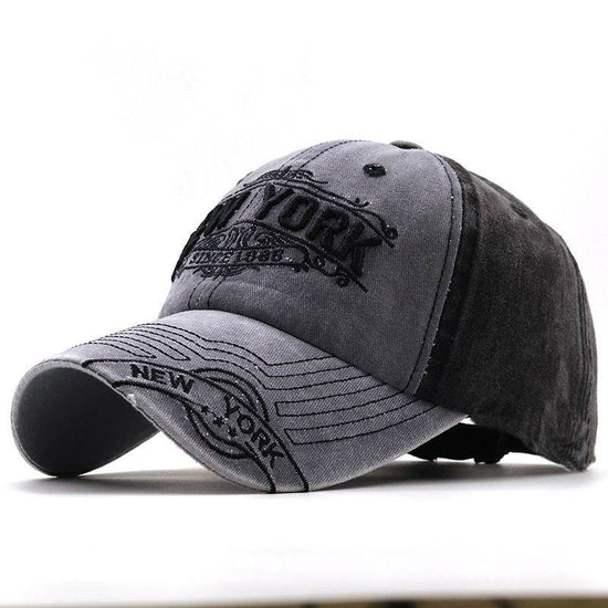 Casquette Baseball – Broderie Grande Lettre & Look Délavé - Droxev