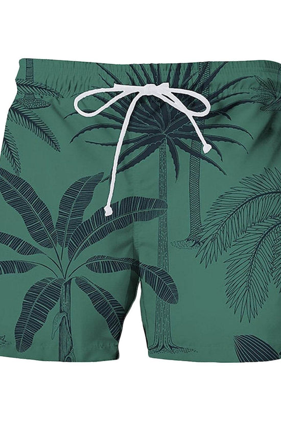 Pantalon de plage décontracté pour homme, imprimé numérique 3D, motif feuille de bananier japonais, été - Droxev