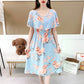 Robe amincissante à la taille pour femme