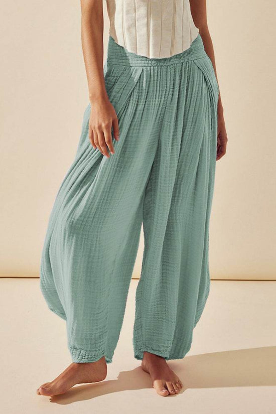 Pantalon décontracté droit dissimulant les bourrelets - Droxev