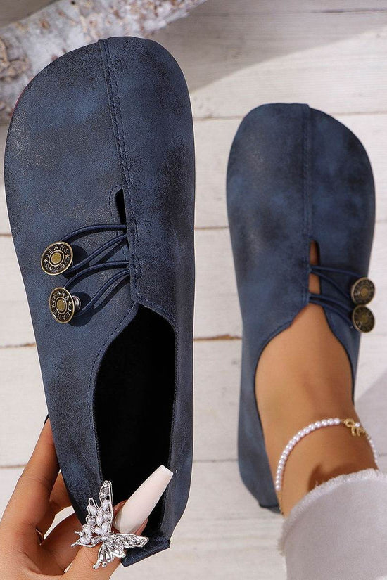Sandales à enfiler à bout carré pour femme, chaussures plates et souples, tendance pour l'été - Droxev