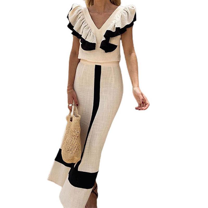 Robe longue de vacances coupe ajustée - Droxev