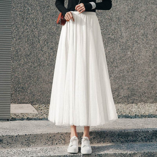 Robe trapèze mi-longue pour femme - Droxev