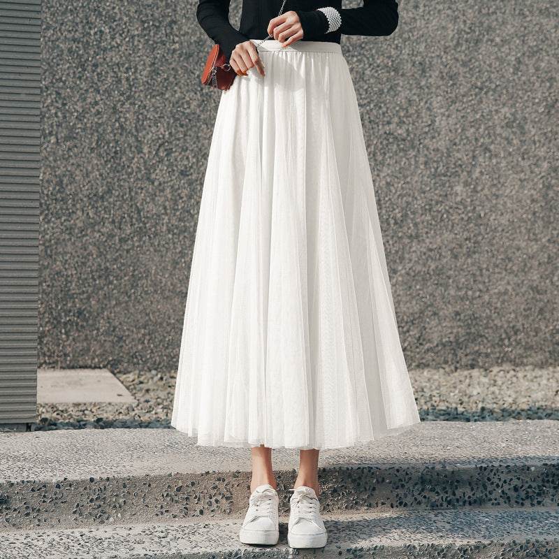 Robe trapèze mi-longue pour femme - Droxev