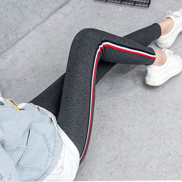 Pantalon legging décontracté extensible pour femme - Droxev