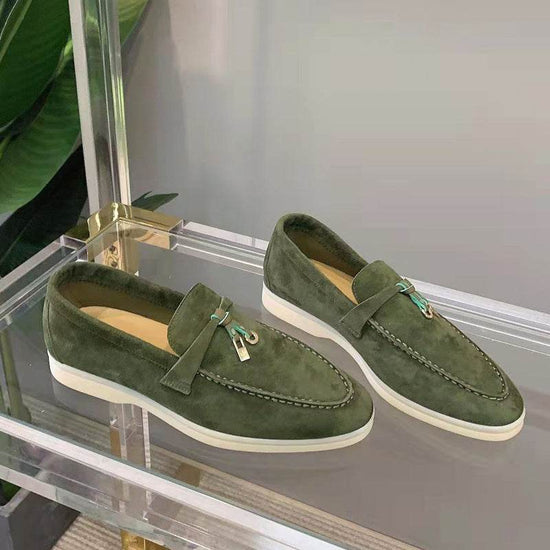 Chaussures polyvalentes en cuir pour femmes - Droxev