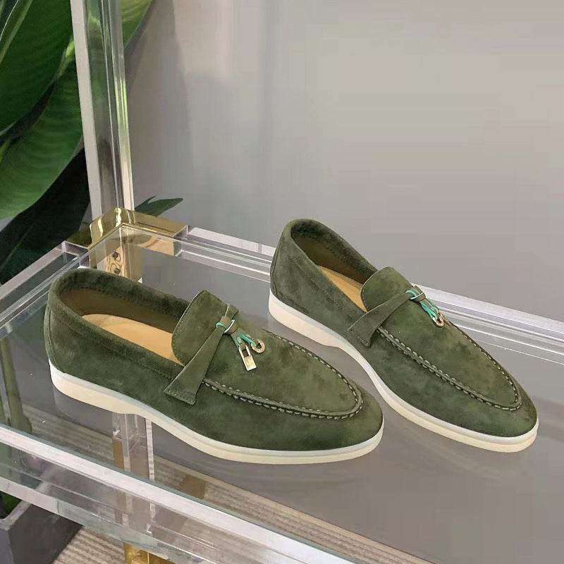 Chaussures polyvalentes en cuir pour femmes - Droxev