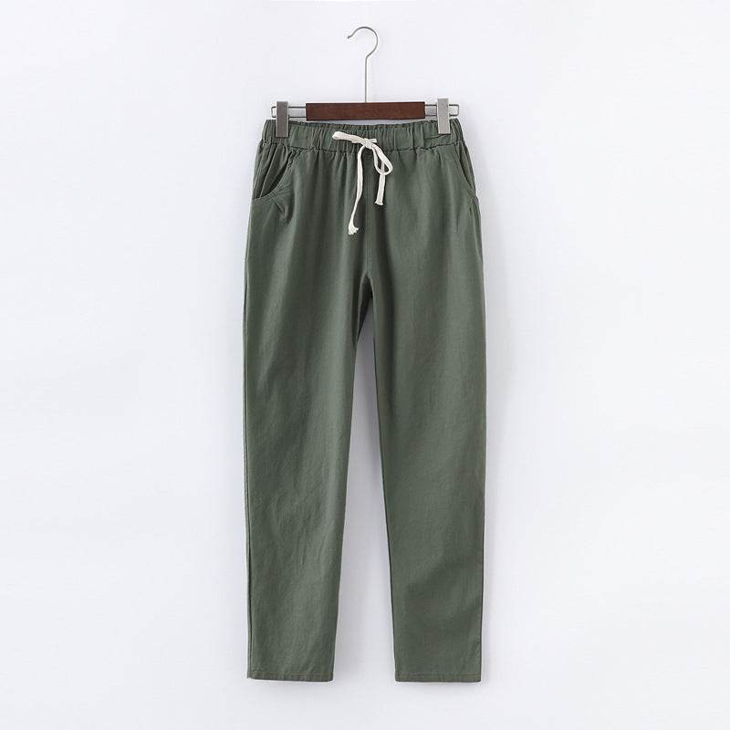 Pantalons courts pour femmes, pantalons sarouels pour femmes - Droxev
