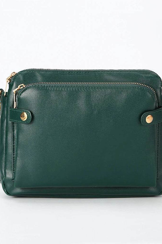 Sacs à Bandoulière en Cuir à Trois Couches pour Femmes - Droxev