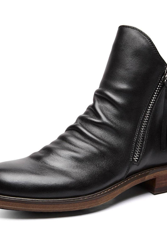 bottes antidérapantes à fermeture éclair pour hommes - Droxev