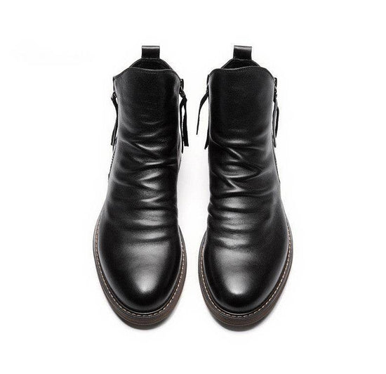 bottes antidérapantes à fermeture éclair pour hommes - Droxev
