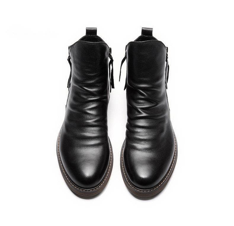bottes antidérapantes à fermeture éclair pour hommes - Droxev