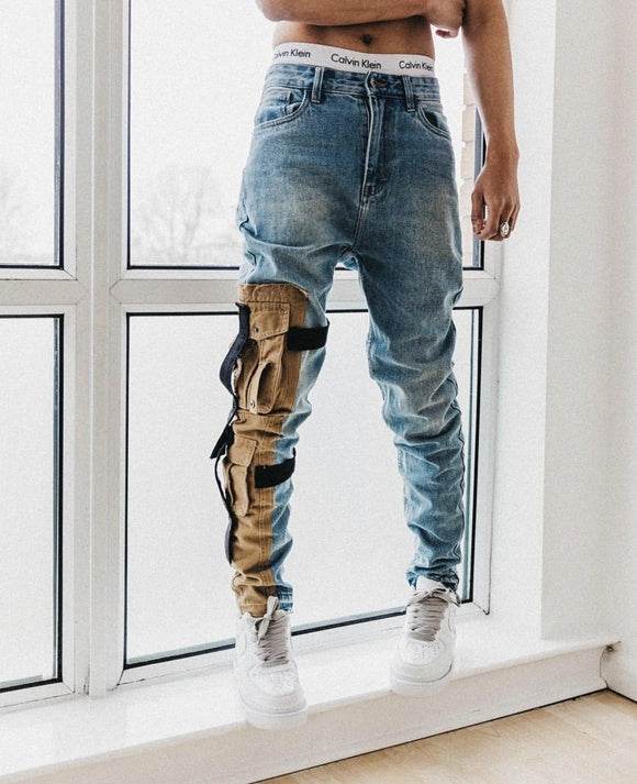 INS super feu démontage outillage poche lavage vieux chat VALKRISTOPHER petits pieds stretch jeans - Droxev
