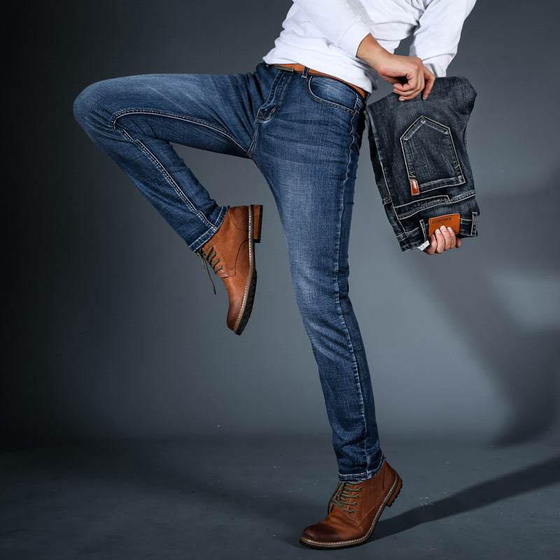 Pantalon tube droit slim décontracté pour homme - Droxev