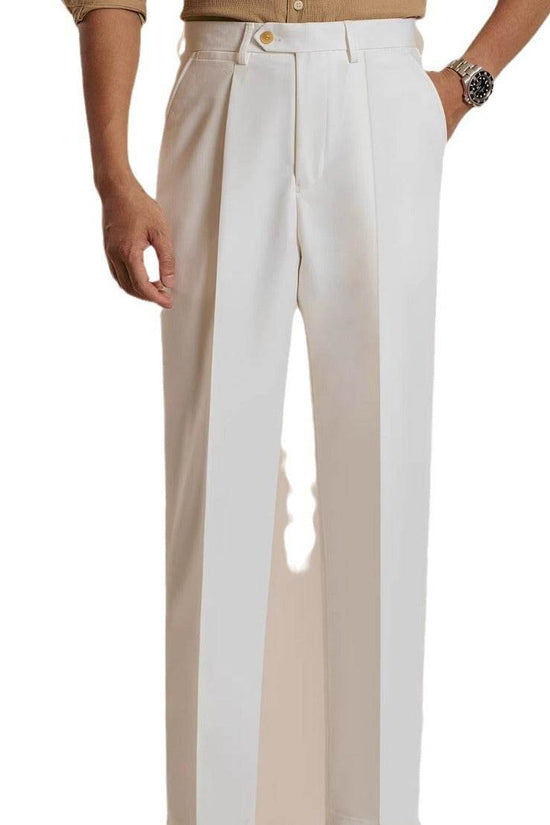 Pantalon de costume décontracté italien pour homme, printemps et automne - Droxev