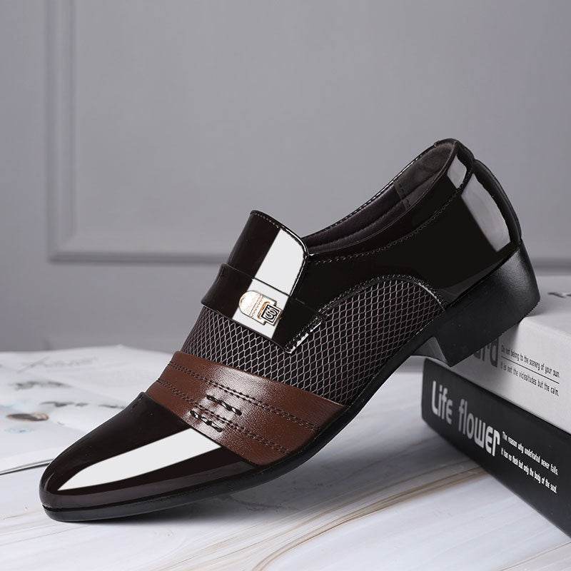 Chaussures en cuir pour hommes, chaussures décontractées pour hommes - Droxev