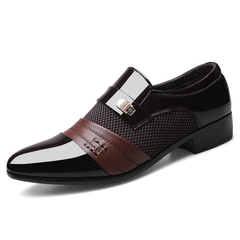Chaussures en cuir pour hommes, chaussures décontractées pour hommes - Droxev