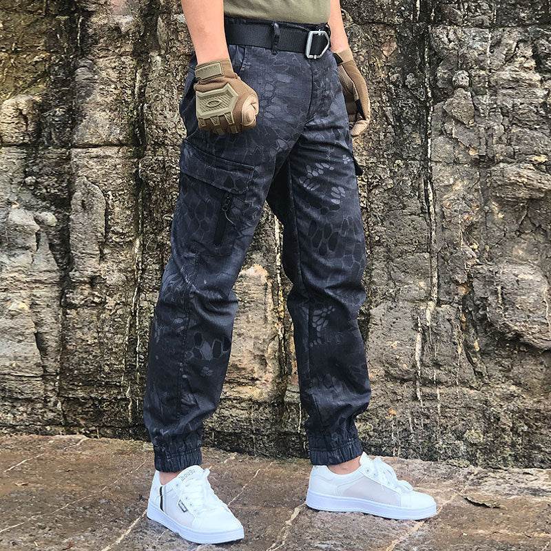 Leggings slim pour homme, pantalon camouflage militaire - Droxev