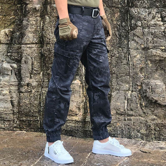 Leggings slim pour homme, pantalon camouflage militaire - Droxev