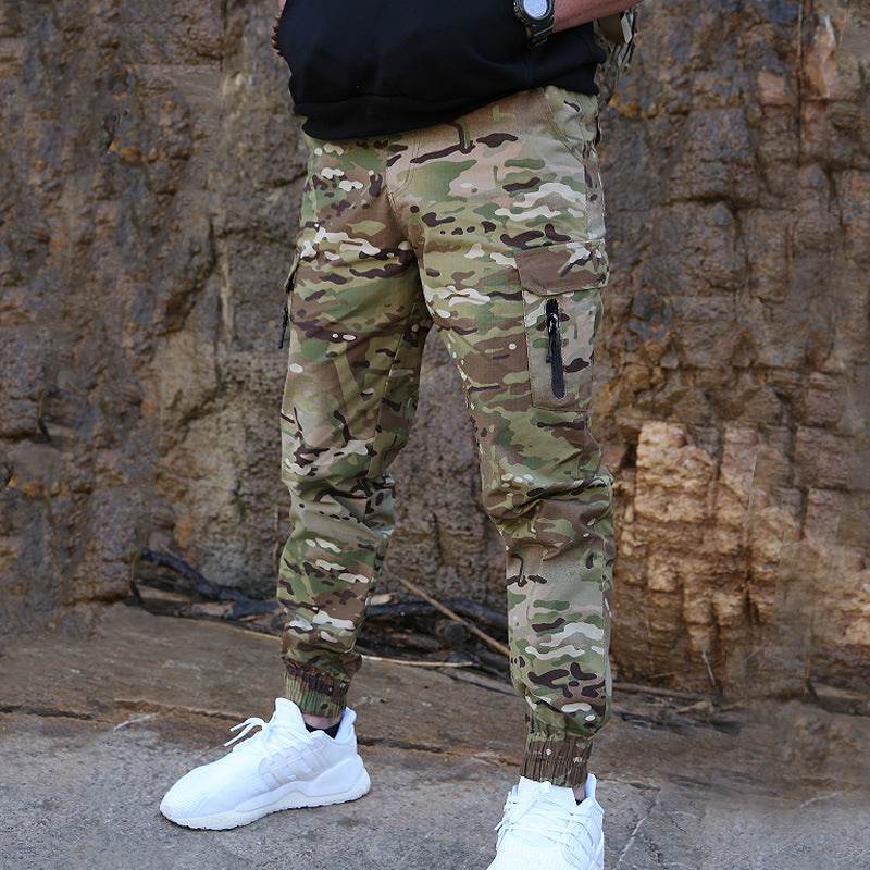 Leggings slim pour homme, pantalon camouflage militaire - Droxev