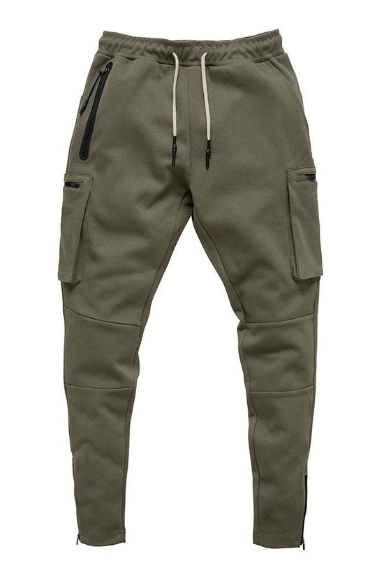 Pantalon de sport décontracté à fermeture éclair pour homme - Droxev
