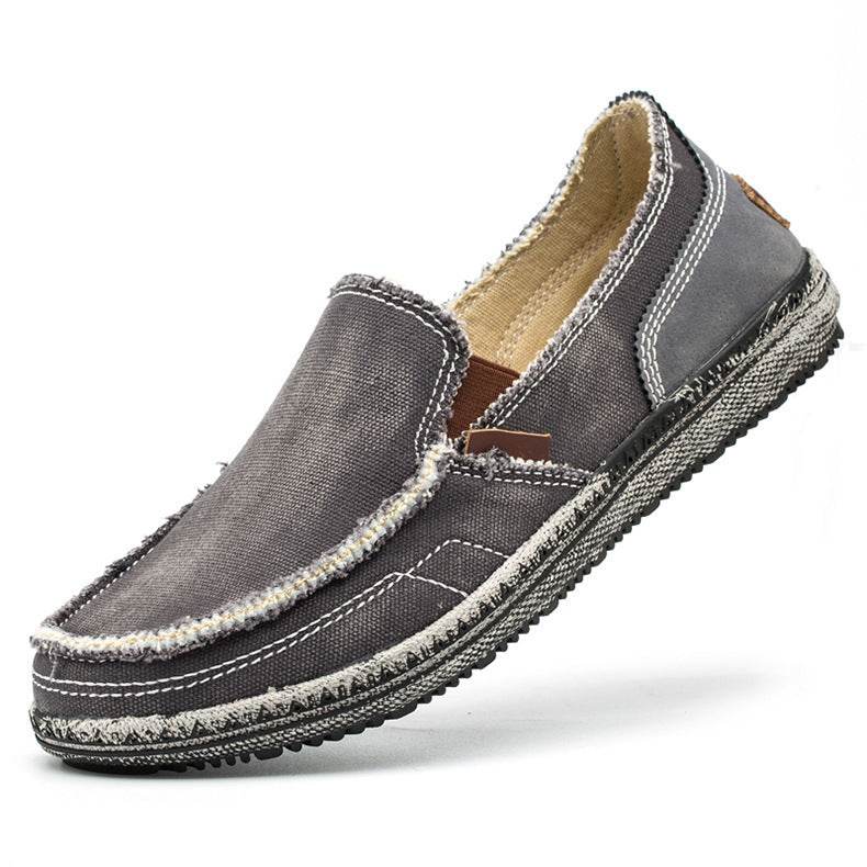 Mocassins en toile pour hommes, nouveautés printemps-été - Droxev
