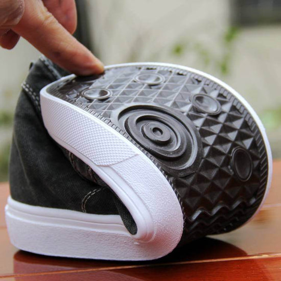 Chaussures montantes tendance en tissu, chaussures déodorantes respirantes - Droxev
