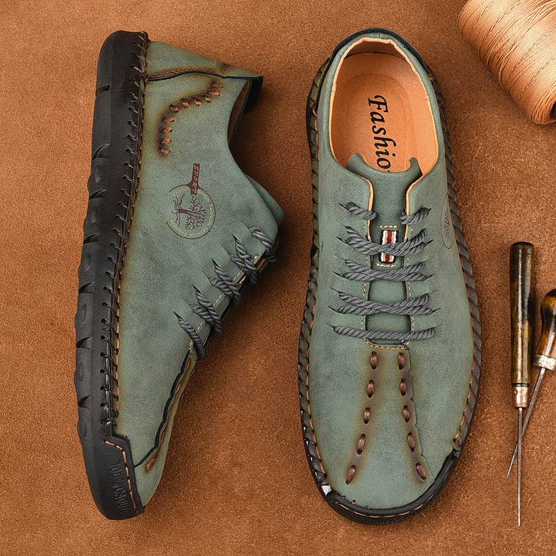 Nouvelles chaussures décontractées à lacets pour hommes, chaussures à pois grande taille - Droxev