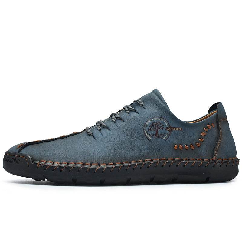 Nouvelles chaussures décontractées à lacets pour hommes, chaussures à pois grande taille - Droxev