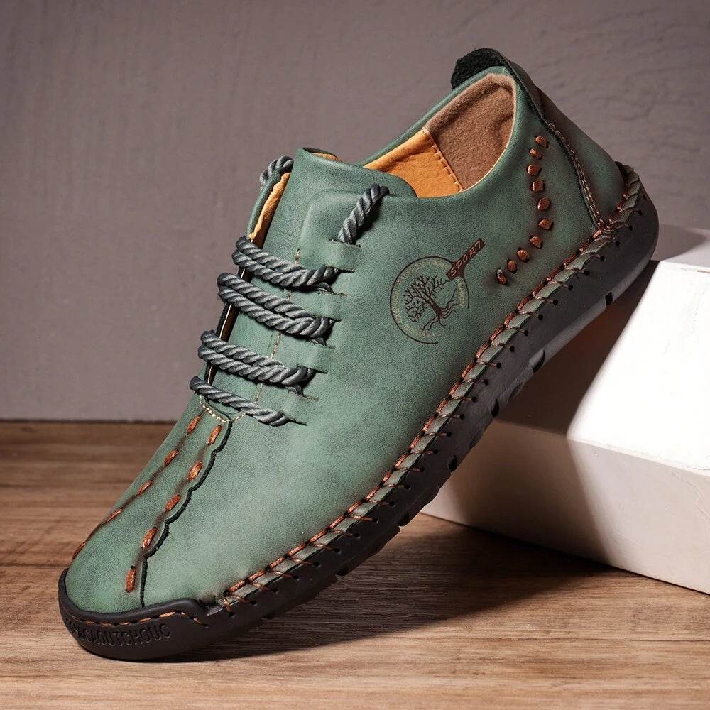 Nouvelles chaussures décontractées à lacets pour hommes, chaussures à pois grande taille - Droxev