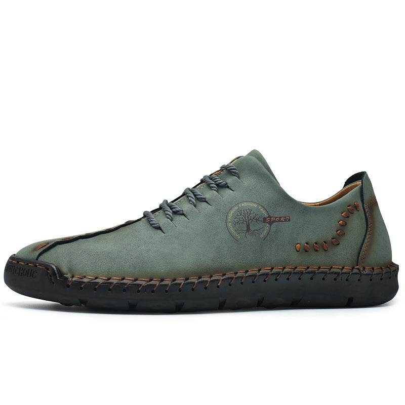Nouvelles chaussures décontractées à lacets pour hommes, chaussures à pois grande taille - Droxev
