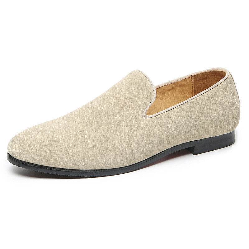 Chaussures à pois pour hommes, mocassins en daim et nubuck, chaussures de coiffeur - Droxev