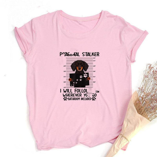 T-shirt ample à manches courtes pour couple, imprimé dessin animé, pour hommes et femmes - Droxev