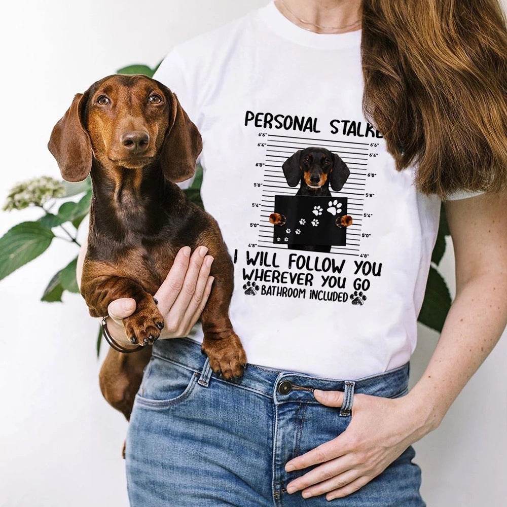 T-shirt ample à manches courtes pour couple, imprimé dessin animé, pour hommes et femmes - Droxev