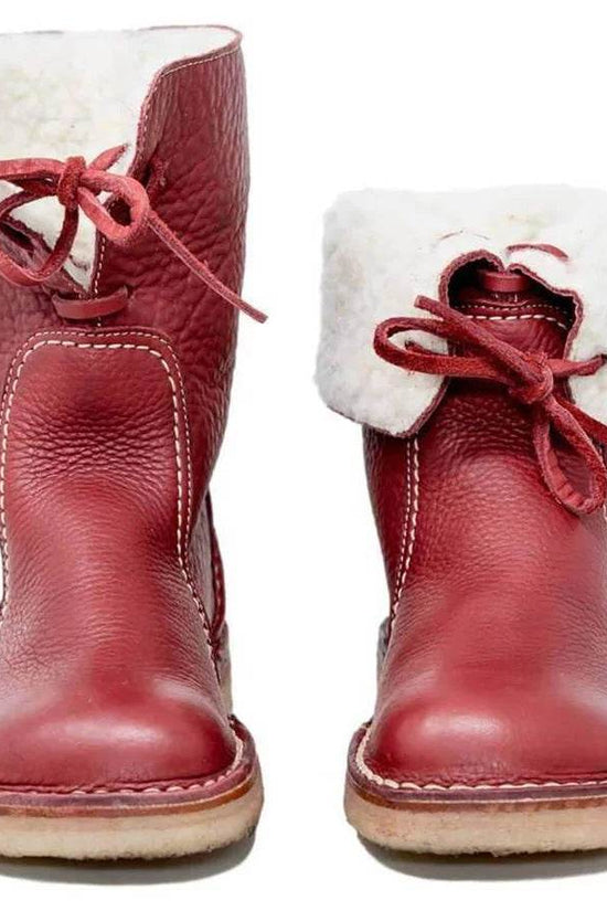 Bottes Martin confortables à semelle plate pour femmes, bottes basses polyvalentes - Droxev