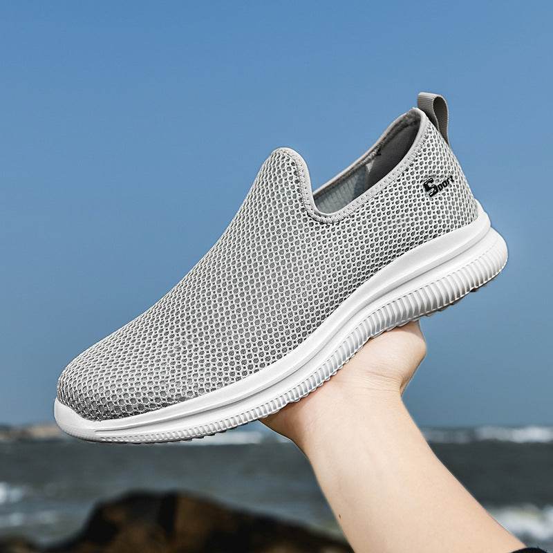 Chaussures pour hommes, grandes tailles, en maille respirante - Droxev