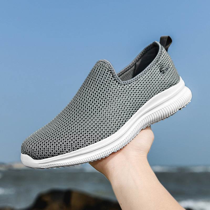 Chaussures pour hommes, grandes tailles, en maille respirante - Droxev