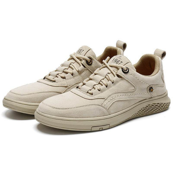 Chaussures de planche pour jeunes, chaussures décontractées en cuir grande taille - Droxev