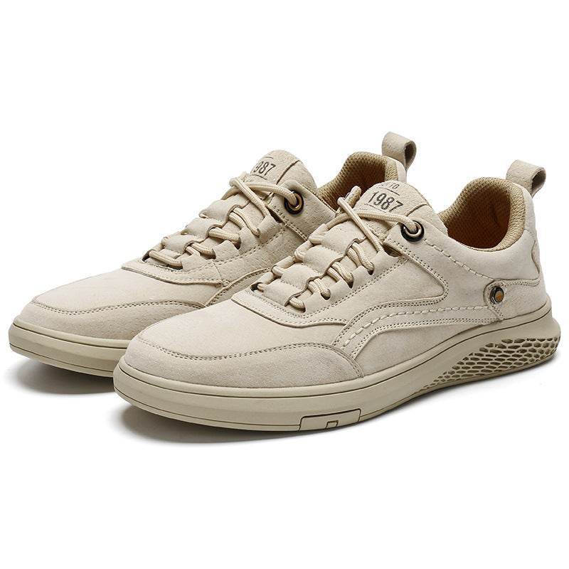 Chaussures de planche pour jeunes, chaussures décontractées en cuir grande taille - Droxev