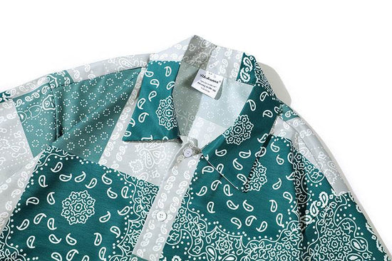 Chemise à manches courtes ample et colorée - Droxev