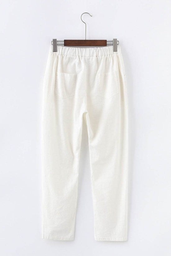 Pantalons courts pour femmes, pantalons sarouels pour femmes - Droxev