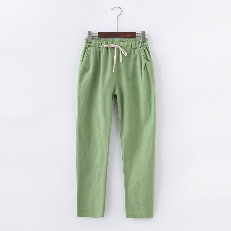 Pantalons courts pour femmes, pantalons sarouels pour femmes - Droxev
