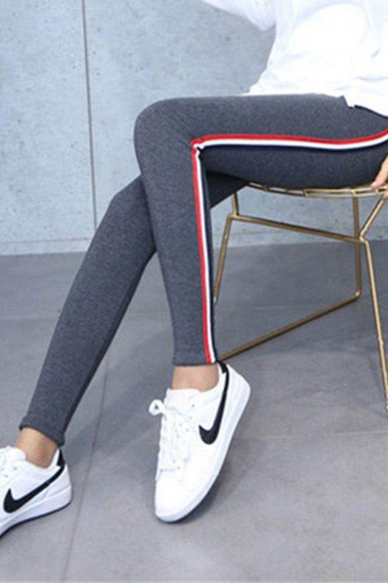 Pantalon legging décontracté extensible pour femme - Droxev