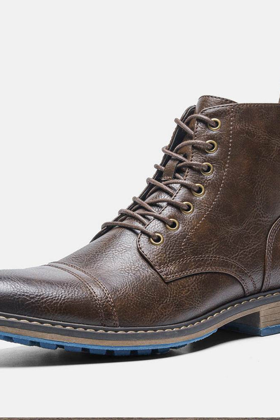 Chaussures de travail, bottes Martin rétro vintage pour hommes - Droxev