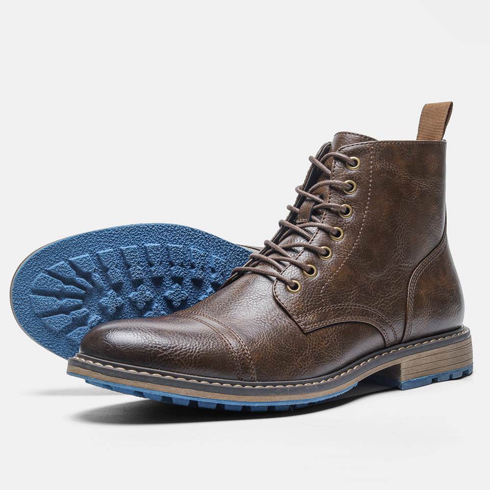 Chaussures de travail, bottes Martin rétro vintage pour hommes - Droxev