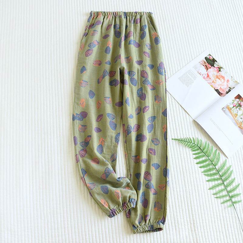 Pantalon ample anti-moustiques en coton pour femme - Droxev
