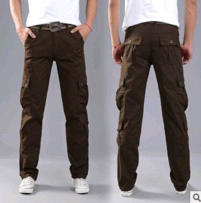 Salopette multi-poches pour hommes, pantalon militaire, pantalon décontracté, vêtements de sport et d'extérieur pour hommes - Droxev